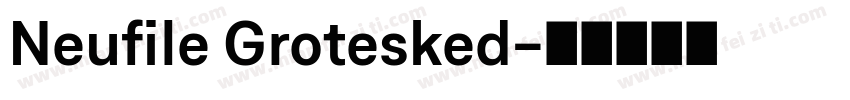 Neufile Grotesked字体转换